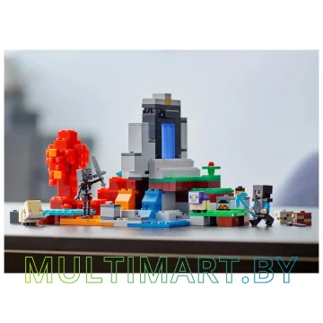Конструктор LEGO Minecraft 21172 Разрушенный портал картинка 10